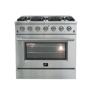 36 Inch Gas Range Wayfair   Forno 36 5 Cubic Feet Gas Freestanding Range 